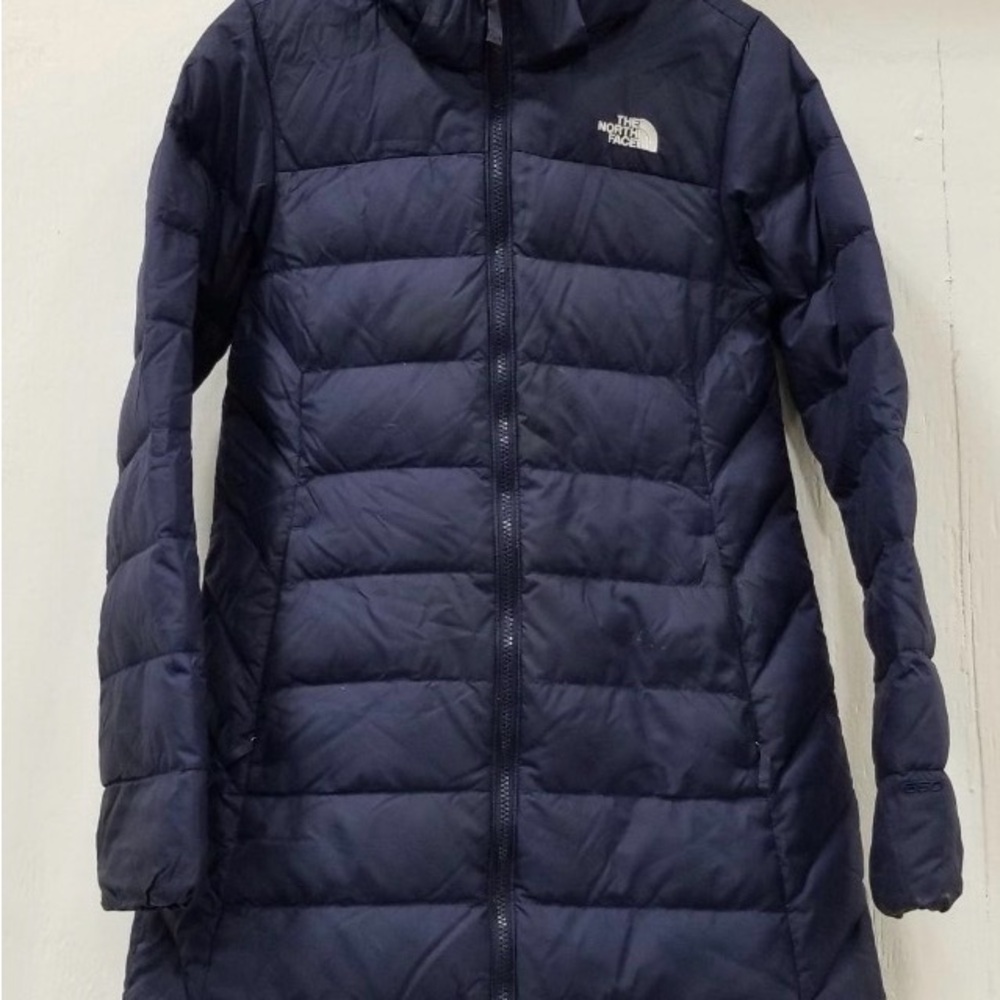 The North Face Monique Down Women's Navy Parka - Size Small
